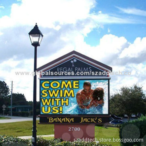 Hotel LED Sign, Can Display Full Color Advertising, 220/50 or 110V AC/60Hz Input VoltageNew